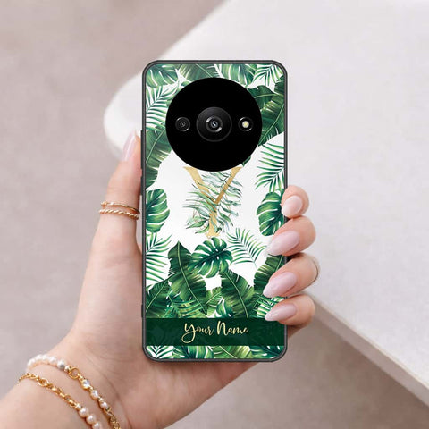 Xiaomi Redmi A3 Cover - Personalized Alphabet Series - HQ Ultra Shine Premium Infinity Glass Soft Silicon Borders Case