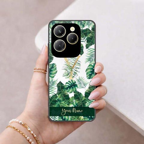 Tecno Spark 20 Pro Cover - Personalized Alphabet Series - HQ Ultra Shine Premium Infinity Glass Soft Silicon Borders Case
