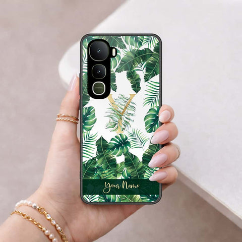 Vivo Y400 Cover - Personalized Alphabet Series - HQ Ultra Shine Premium Infinity Glass Soft Silicon Borders Case