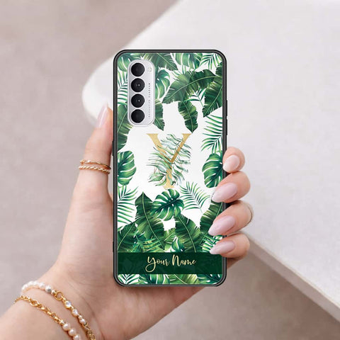 Oppo Reno 4 Pro Cover - Personalized Alphabet Series - HQ Ultra Shine Premium Infinity Glass Soft Silicon Borders Case