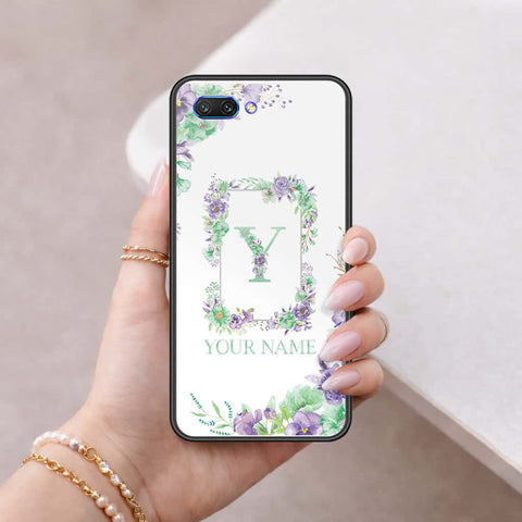 Huawei Honor 10 Cover - Personalized Alphabet Series - HQ Ultra Shine Premium Infinity Glass Soft Silicon Borders Case