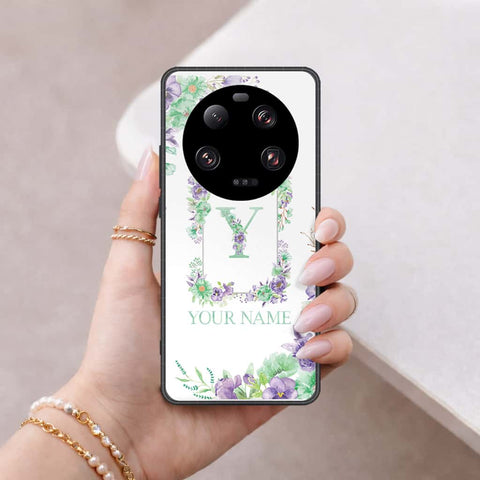 Xiaomi 13 Ultra Cover - Personalized Alphabet Series - HQ Ultra Shine Premium Infinity Glass Soft Silicon Borders Case