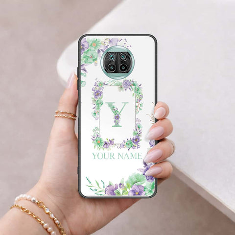 Xiaomi Mi 10T Lite Cover - Personalized Alphabet Series - HQ Ultra Shine Premium Infinity Glass Soft Silicon Borders Case