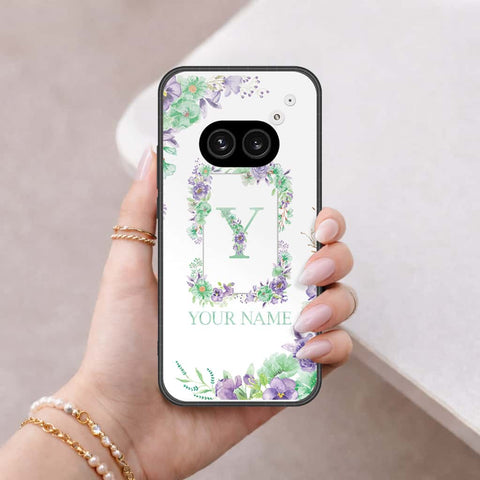Nothing Phone 2a Cover - Personalized Alphabet Series - HQ Ultra Shine Premium Infinity Glass Soft Silicon Borders Case