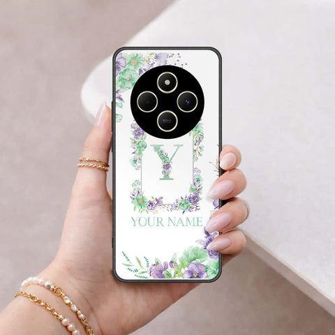 Xiaomi Redmi A4 Cover - Personalized Alphabet Series - HQ Ultra Shine Premium Infinity Glass Soft Silicon Borders Case