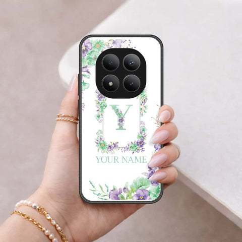 Xiaomi Redmi Note 15 Pro Plus Cover - Personalized Alphabet Series - HQ Ultra Shine Premium Infinity Glass Soft Silicon Borders Case