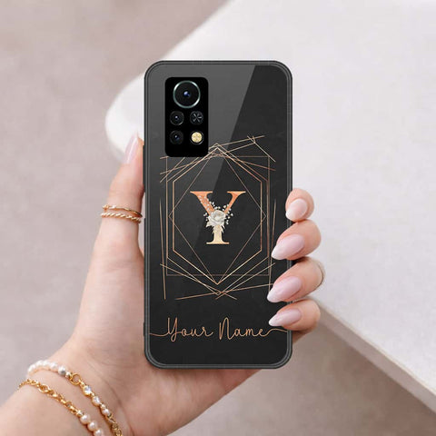 Infinix Note 11s Cover - Personalized Alphabet Series - HQ Ultra Shine Premium Infinity Glass Soft Silicon Borders Case