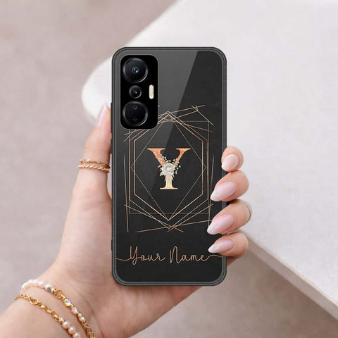 Infinix Hot 20S Cover - Personalized Alphabet Series - HQ Ultra Shine Premium Infinity Glass Soft Silicon Borders Case