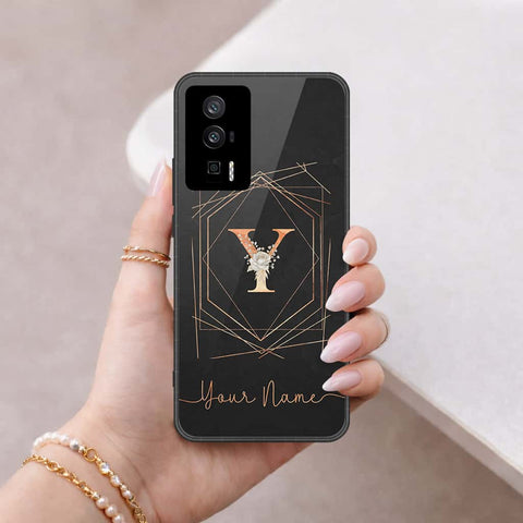 Xiaomi Redmi K60 Cover - Personalized Alphabet Series - HQ Ultra Shine Premium Infinity Glass Soft Silicon Borders Case