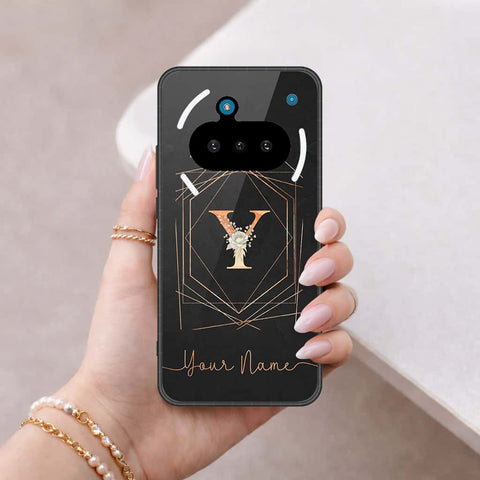 Nothing Phone 3a Cover - Personalized Alphabet Series - HQ Ultra Shine Premium Infinity Glass Soft Silicon Borders Case