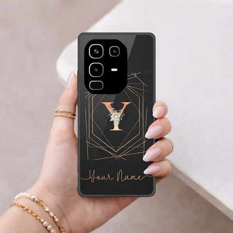 Infinix Note 50 Pro 4G Cover - Personalized Alphabet Series - HQ Ultra Shine Premium Infinity Glass Soft Silicon Borders Case