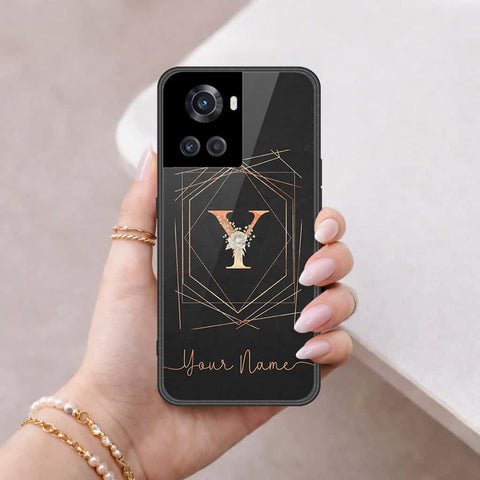 OnePlus 3T Cover - Personalized Alphabet Series - HQ Ultra Shine Premium Infinity Glass Soft Silicon Borders Case