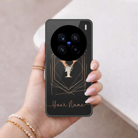 Vivo V7 Plus Cover - Personalized Alphabet Series - HQ Ultra Shine Premium Infinity Glass Soft Silicon Borders Case