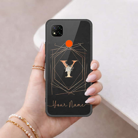 Xiaomi Poco C3 Cover - Personalized Alphabet Series - HQ Ultra Shine Premium Infinity Glass Soft Silicon Borders Case