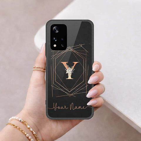 Xiaomi Redmi Note 11 5G Cover - Personalized Alphabet Series - HQ Ultra Shine Premium Infinity Glass Soft Silicon Borders Case