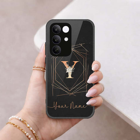 Realme C85 Pro Cover - Personalized Alphabet Series - HQ Ultra Shine Premium Infinity Glass Soft Silicon Borders Case