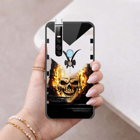 Tecno Camon 15 Pro Cover - Personalized Alphabet Series - HQ Ultra Shine Premium Infinity Glass Soft Silicon Borders Case
