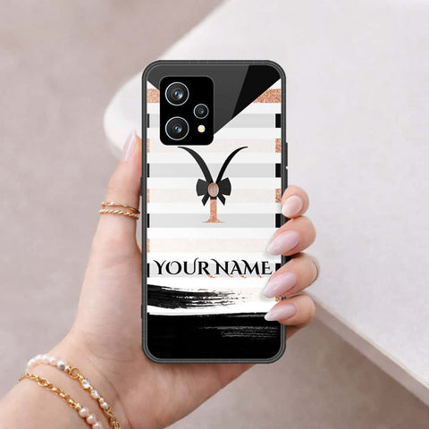 Realme 9 Pro Plus  Cover - Personalized Alphabet Series - HQ Ultra Shine Premium Infinity Glass Soft Silicon Borders Case