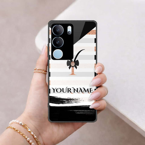 Vivo S17 Cover - Personalized Alphabet Series - HQ Ultra Shine Premium Infinity Glass Soft Silicon Borders Case