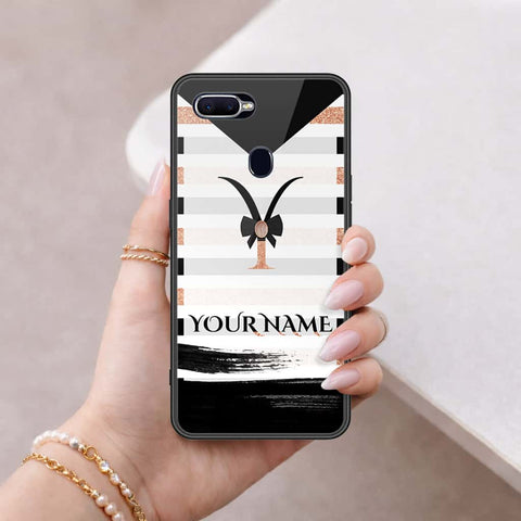 Samsung Galaxy J7 Pro Cover - Personalized Alphabet Series - HQ Ultra Shine Premium Infinity Glass Soft Silicon Borders Case
