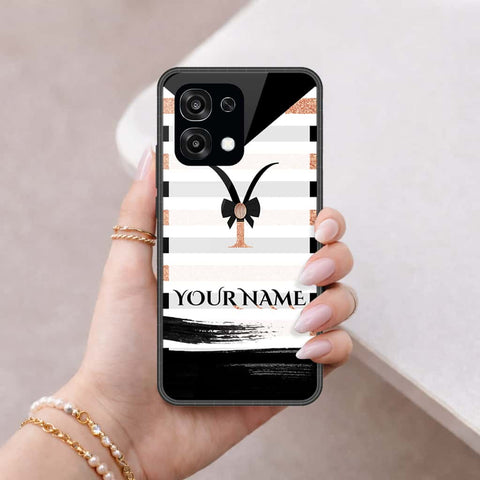 Oppo A6 Pro 5G Cover - Personalized Alphabet Series - HQ Ultra Shine Premium Infinity Glass Soft Silicon Borders Case
