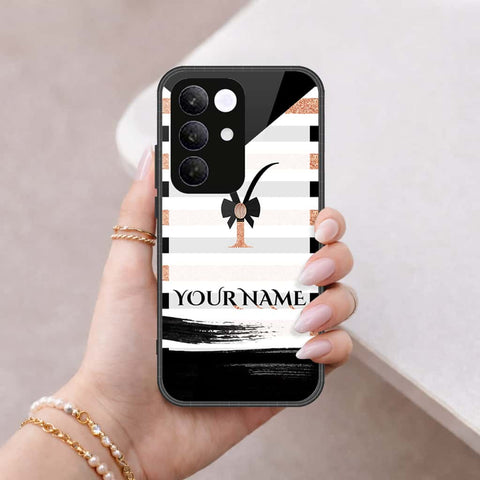 Realme C85 Pro Cover - Personalized Alphabet Series - HQ Ultra Shine Premium Infinity Glass Soft Silicon Borders Case