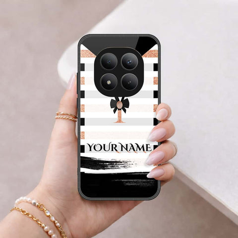 Xiaomi Redmi Note 15 Pro Plus Cover - Personalized Alphabet Series - HQ Ultra Shine Premium Infinity Glass Soft Silicon Borders Case
