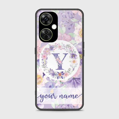 OnePlus Nord CE 3 Cover- Personalized Alphabet Series - HQ Ultra Shine Premium Infinity Glass Soft Silicon Borders Case