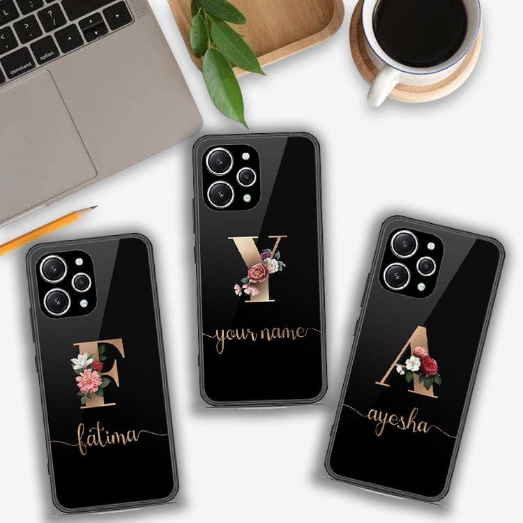 Xiaomi Redmi 12 4G Cover- Personalized Alphabet Series - HQ Premium Shine Durable Shatterproof Case