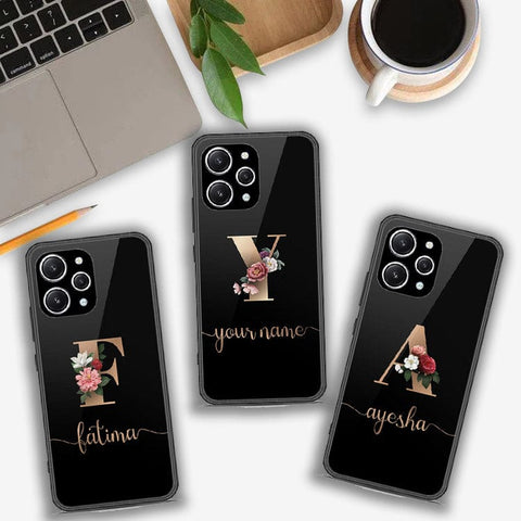 Xiaomi Redmi 12 4G Cover- Personalized Alphabet Series - HQ Premium Shine Durable Shatterproof Case