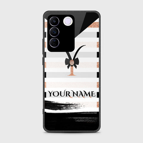 Vivo V27e Cover- Personalized Alphabet Series - HQ Premium Shine Durable Shatterproof Case