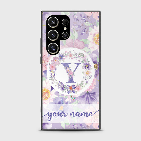 Samsung Galaxy S24 Ultra Cover- Personalized Alphabet Series - HQ Premium Shine Durable Shatterproof Case