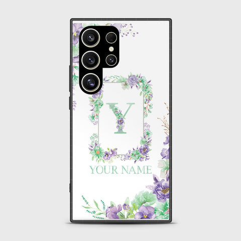 Samsung Galaxy S24 Ultra Cover- Personalized Alphabet Series - HQ Premium Shine Durable Shatterproof Case