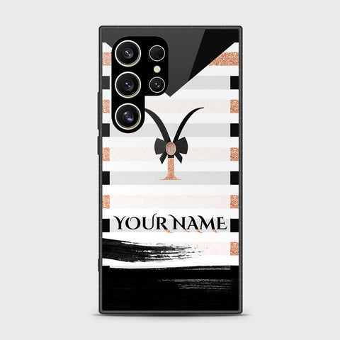 Samsung Galaxy S24 Ultra Cover- Personalized Alphabet Series - HQ Premium Shine Durable Shatterproof Case