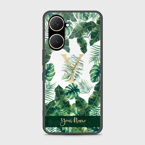 Vivo Y03t Cover- Personalized Alphabet Series - HQ Ultra Shine Premium Infinity Glass Soft Silicon Borders Case