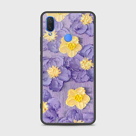 Huawei Nova 3i Cover - Floral Series - Design 8 - Pink & Yellow - HQ Ultra Shine Premium Infinity Glass Soft Silicon Borders Case