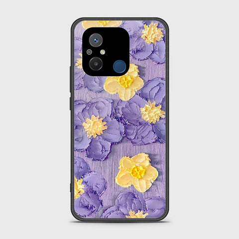 Xiaomi Redmi 12C Cover - Floral Series - Design 8 - Pink & Yellow - HQ Ultra Shine Premium Infinity Glass Soft Silicon Borders Case