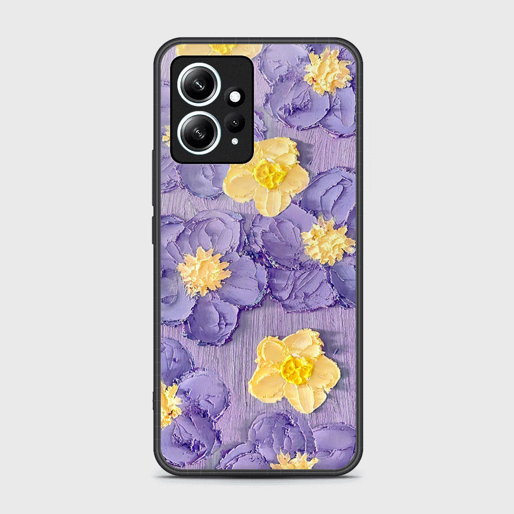 Xiaomi Redmi Note 12 4G Cover - Floral Series - Design 8 - Pink & Yellow - HQ Ultra Shine Premium Infinity Glass Soft Silicon Borders Case