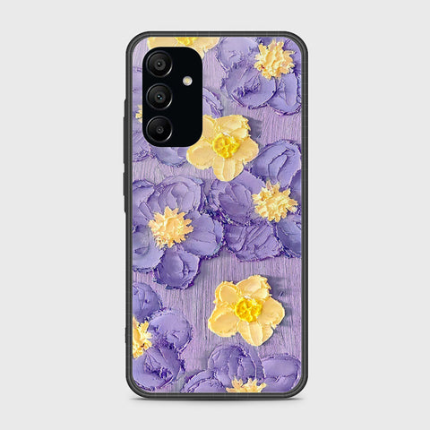 Samsung Galaxy A15 4G Cover - Floral Series - Design 8 - Pink & Yellow - HQ Ultra Shine Premium Infinity Glass Soft Silicon Borders Case