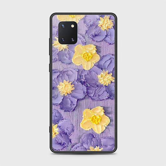 Samsung Galaxy Note 10 Lite Cover - Floral Series - Design 8 - Pink & Yellow - HQ Ultra Shine Premium Infinity Glass Soft Silicon Borders Case