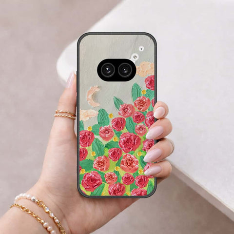 Nothing Phone 2a Cover - Floral Series 4 - HQ Ultra Shine Premium Infinity Glass Soft Silicon Borders Case