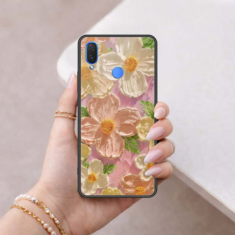 Huawei Honor 8C Cover - Floral Series 4 - HQ Ultra Shine Premium Infinity Glass Soft Silicon Borders Case