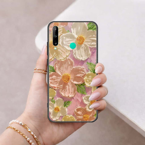 Honor 9C Cover - Floral Series 4 - HQ Ultra Shine Premium Infinity Glass Soft Silicon Borders Case