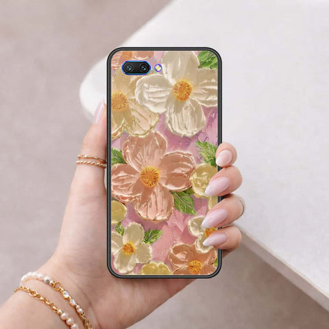 Huawei Honor 10 Cover - Floral Series 4 - HQ Ultra Shine Premium Infinity Glass Soft Silicon Borders Case