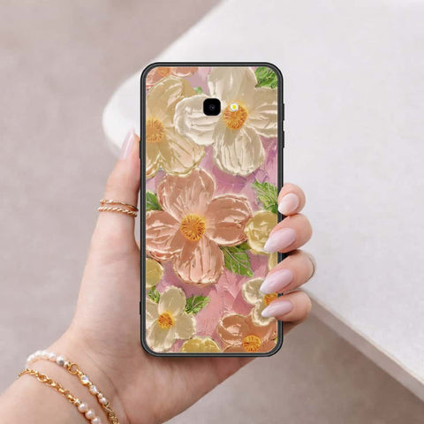 Samsung Galaxy J4 Plus Cover - Floral Series 4 - HQ Ultra Shine Premium Infinity Glass Soft Silicon Borders Case