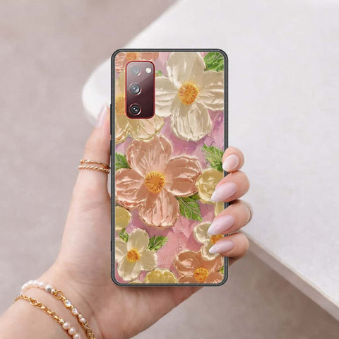 Samsung Galaxy S20 FE Cover - Floral Series 4 - HQ Ultra Shine Premium Infinity Glass Soft Silicon Borders Case