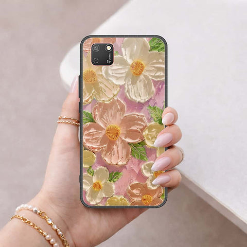 Honor 9S Cover - Floral Series 4 - HQ Ultra Shine Premium Infinity Glass Soft Silicon Borders Case