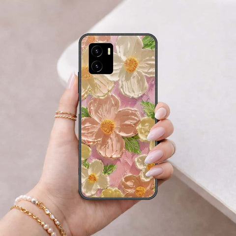 Vivo iQOO U5x Cover - Floral Series 4 - HQ Ultra Shine Premium Infinity Glass Soft Silicon Borders Case