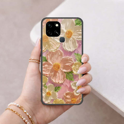 Infinix Smart 6 Cover - ONation Persian Rugs Series 2 - HQ Ultra Shine Premium Infinity Glass Soft Silicon Borders Cas