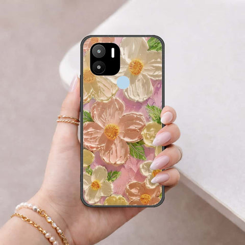 Xiaomi Redmi A2 Plus Cover - Floral Series 4 - HQ Ultra Shine Premium Infinity Glass Soft Silicon Borders Case